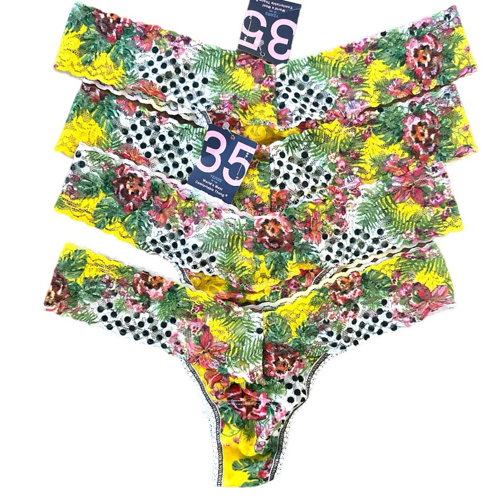 Hanky Panky Signature lace low rise thon anniversary limited edition New